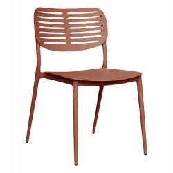 ΚΑΡΕΚΛΑ ΤΡΑΠΕΖΑΡΙΑΣ HILLIARD HM6645.08 ΑΛΟΥΜΙΝΙΟ ΣΕ TERRACOTTA 46x54x78Υεκ