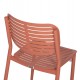 ΚΑΡΕΚΛΑ ΤΡΑΠΕΖΑΡΙΑΣ HILLIARD HM6645.08 ΑΛΟΥΜΙΝΙΟ ΣΕ TERRACOTTA 46x54x78Υεκ