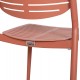 ΚΑΡΕΚΛΑ ΤΡΑΠΕΖΑΡΙΑΣ HILLIARD HM6645.08 ΑΛΟΥΜΙΝΙΟ ΣΕ TERRACOTTA 46x54x78Υεκ