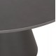 ΤΡΑΠΕΖΙ ΤΡΑΠΕΖΑΡΙΑΣ FIBER CEMENT ΣΤΡΟΓΓΥΛΟ RAIKO HM6573.01 ΓΚΡΙ Φ130x75Υεκ