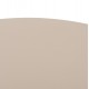 ΤΡΑΠΕΖΙ ΤΡΑΠΕΖΑΡΙΑΣ FIBER CEMENT ΣΤΡΟΓΓΥΛΟ NAYU HM6583.02 ΜΠΕΖ Φ120x73Υεκ