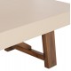 ΤΡΑΠΕΖΙ ΜΕΣΗΣ FIBER CEMENT & ΞΥΛΟ ΑΚΑΚΙΑΣ MAEVE HM6595.02 ΜΠΕΖ  130x70x46Υεκ.