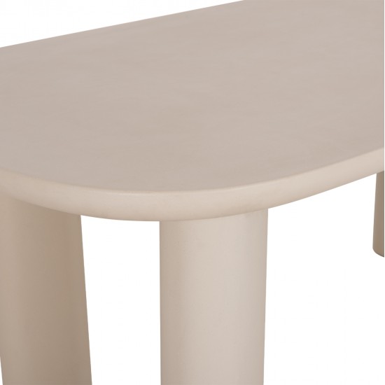 ΤΡΑΠΕΖΙ ΤΡΑΠΕΖΑΡΙΑΣ FIBER CEMENT KIORA HM6597.02 ΜΠΕΖ 200x100x76Υεκ