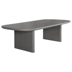 ΤΡΑΠΕΖΙ ΤΡΑΠΕΖΑΡΙΑΣ FIBER CEMENT AZAMI HM6600.01 ΓΚΡΙ 240x100x75Υεκ.