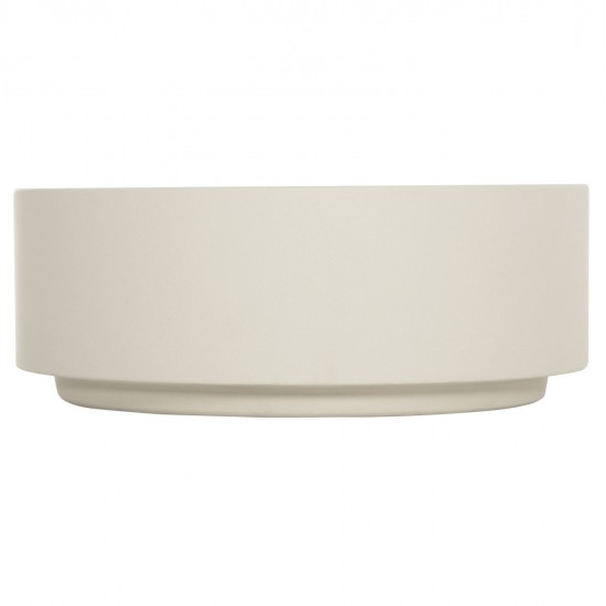 ΤΡΑΠΕΖΙ ΜΕΣΗΣ ΣΤΡΟΓΓΥΛΟ KYOKO HM6579.02 ΜΠΕΖ FIBER CEMENT Φ90x34Υεκ.