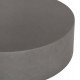 ΤΡΑΠΕΖΙ ΜΕΣΗΣ FIBER CEMENT ΣΤΡΟΓΓΥΛΟ KYOKO HM6579.01 ΓΚΡΙ Φ90x30Υεκ.