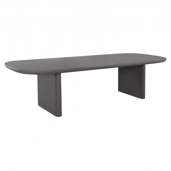 ΤΡΑΠΕΖΙ ΤΡΑΠΕΖΑΡΙΑΣ FIBER CEMENT AZAMI HM6601.01 ΓΚΡΙ 300x112x75Υεκ.