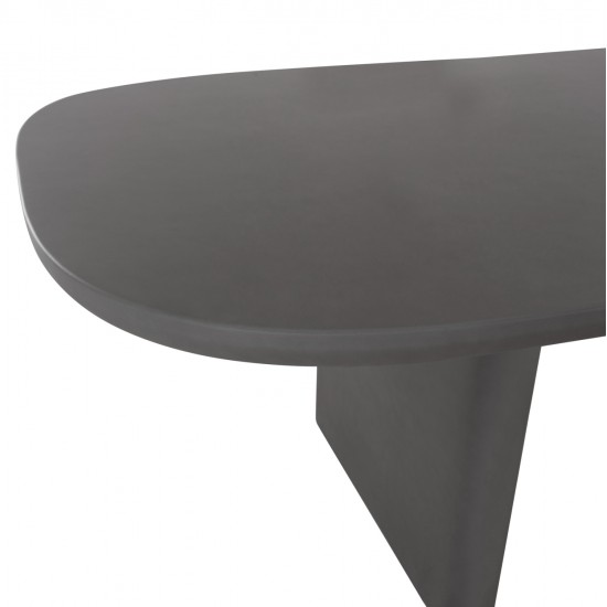 ΤΡΑΠΕΖΙ ΤΡΑΠΕΖΑΡΙΑΣ FIBER CEMENT AZAMI HM6601.01 ΓΚΡΙ 300x112x75Υεκ.