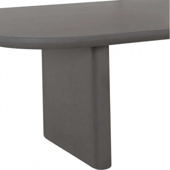 ΤΡΑΠΕΖΙ ΤΡΑΠΕΖΑΡΙΑΣ FIBER CEMENT AZAMI HM6601.01 ΓΚΡΙ 300x112x75Υεκ.