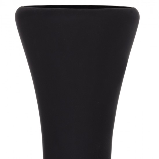 ΔΙΑΚΟΣΜΗΤΙΚΟ ΒΑΖΟ ΔΑΠΕΔΟΥ NEBULA HM4660.01L FIBER CEMENT ΜΑΥΡΟ--ΞΥΛΟ ΤΕΑΚ Φ45x172Υεκ