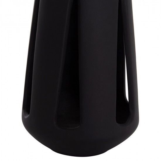 ΕΠΙΤΡΑΠΕΖΙΟ ΦΑΝΑΡΙ ERANTYL HM4696.01L ΜΑΥΡΟ FIBER CEMENT & ΧΕΡΟΥΛΙ RATTAN Φ17x27Yεκ.