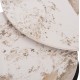 ΤΡΑΠΕΖΙ ΣΑΛΟΝΙΟΥ ΔΙΠΛΟ NUBISA HM18364.01 ΜΕΤΑΛΛΟ--SINTERED STONE PANDORA Φ80Χ43.5Υεκ