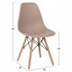 ΣΕΤ ΤΡΑΠΕΖΑΡΙΑΣ 3ΤΜΧ TWIST HM21374 ΣΤΡΟΓΓΥΛΟ ΤΡΑΠΕΖΙ Φ80 & 2 ΚΑΡΕΚΛΕΣ ΣΕ ΚΑΠΟΥΤΣΙΝΟ