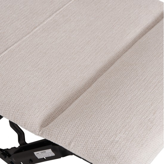 ΠΟΛΥΘΡΟΝΑ RELAX ΜΕ ΗΛΕΚΤΡΙΚΗ ΑΝΑΚΛΙΣΗ SYNTHIA HM3309.01 ΜΠΕΖ ΥΦΑΣΜΑ 75x86x100Yεκ