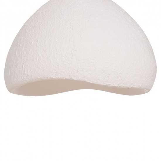 ΦΩΤΙΣΤΙΚΟ ΟΡΟΦΗΣ ΚΡΕΜΑΣΤΟ JAYLEN HM4703.02L FIBER CEMENT ΛΕΥΚΟ 65x55x45Υεκ.