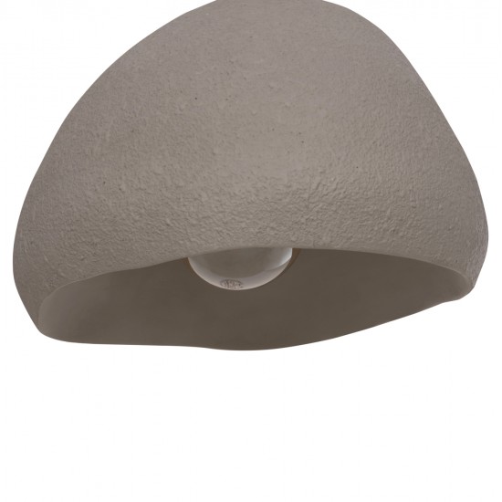 ΦΩΤΙΣΤΙΚΟ ΟΡΟΦΗΣ ΚΡΕΜΑΣΤΟ JAYLEN HM4703.03S FIBER CEMENT ΓΚΡΙ 44x39x30Υεκ.
