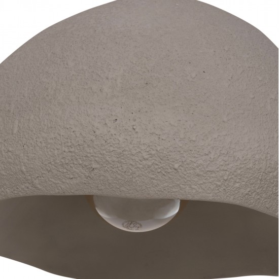 ΦΩΤΙΣΤΙΚΟ ΟΡΟΦΗΣ ΚΡΕΜΑΣΤΟ JAYLEN HM4703.03S FIBER CEMENT ΓΚΡΙ 44x39x30Υεκ.
