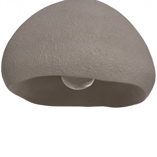 ΦΩΤΙΣΤΙΚΟ ΟΡΟΦΗΣ ΚΡΕΜΑΣΤΟ JAYLEN HM4703.03S FIBER CEMENT ΓΚΡΙ 44x39x30Υεκ.