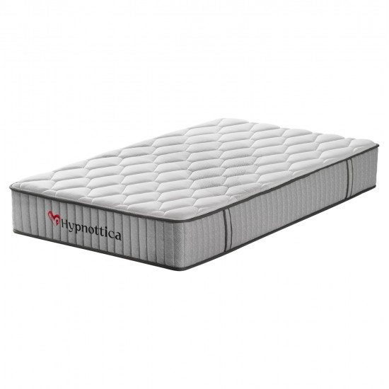 ΣΤΡΩΜΑ ΗΜΙΔΙΠΛΟ HYPNOTTICA HM748.02 POCKET SPRINGS--ΛΕΥΚΟ 120x200x25Υεκ.