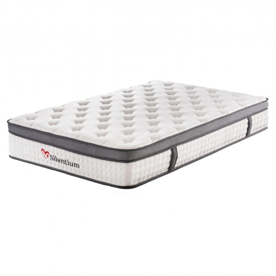 ΣΤΡΩΜΑ ΗΜΙΔΙΠΛΟ SILENTIUM HM749.02 POCKET SPRINGS--ΛΕΥΚΟ 120x200x30Υεκ.