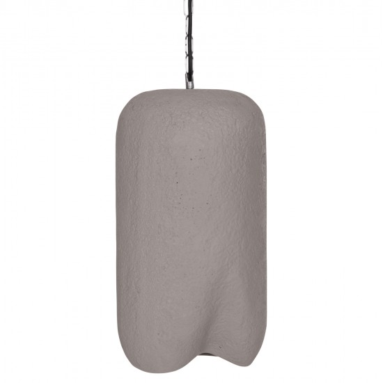 ΦΩΤΙΣΤΙΚΟ ΟΡΟΦΗΣ ΚΡΕΜΑΣΤΟ LOGKY HM4704.03S--FIBER CEMENT ΓΚΡΙ Φ24x47Υεκ