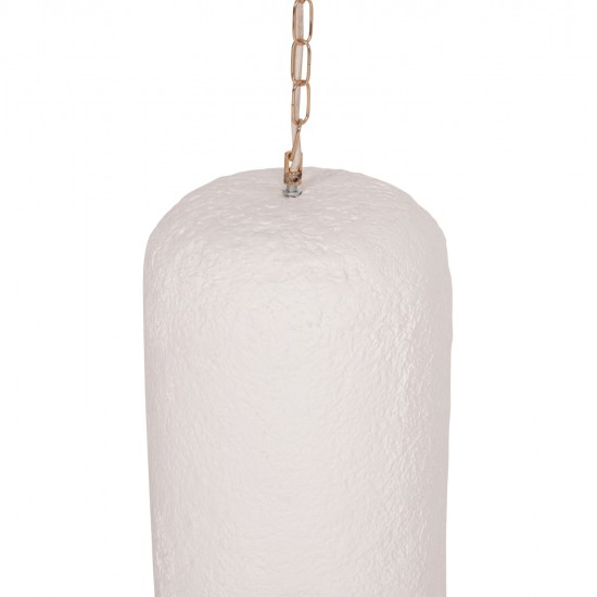 ΦΩΤΙΣΤΙΚΟ ΟΡΟΦΗΣ ΚΡΕΜΑΣΤΟ LOGKY HM4704.02S--FIBER CEMENT ΛΕΥΚΟ Φ24x47Υεκ