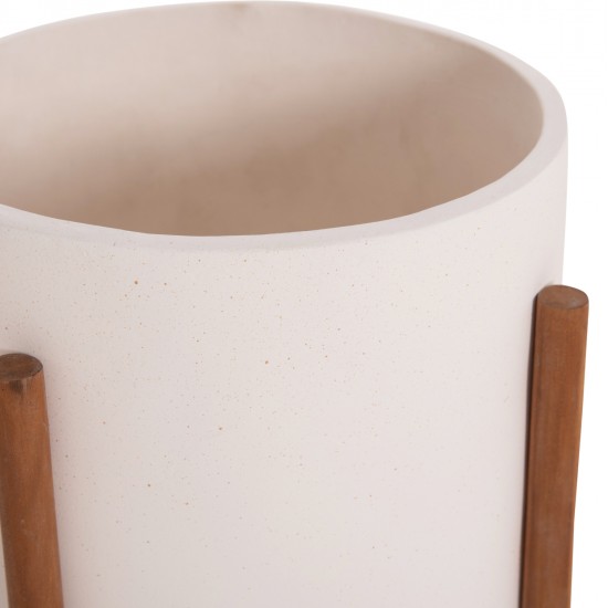 ΓΛΑΣΤΡΑ ΕΣΩΤ.ΧΩΡΟΥ RENTIL HM4684.02L FIBER CEMENT ΧΡΩΜΑ ΛΕΥΚΟ--ΒΑΣΗ TEAK Φ27x66Υεκ