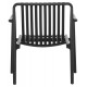 ΠΟΛΥΘΡΟΝΑ LOUNGE ΕΞΩΤ.ΧΩΡΟΥ MALEN HM6626.02 ΜΑΥΡΟ ΠΟΛΥΠΡΟΠΥΛΕΝΙΟ 67x75x75Υεκ