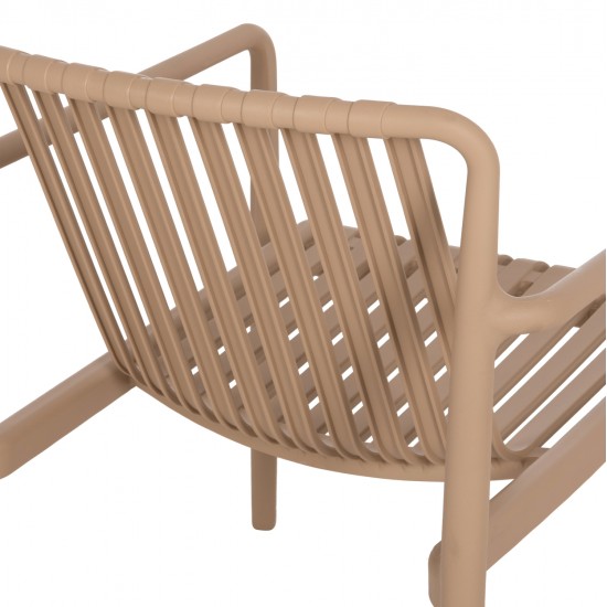ΠΟΛΥΘΡΟΝΑ LOUNGE ΕΞΩΤ.ΧΩΡΟΥ MALEN HM6626.04 ΚΑΠΟΥΤΣΙΝΟ ΠΟΛΥΠΡΟΠΥΛΕΝΙΟ 67x75x75Υεκ