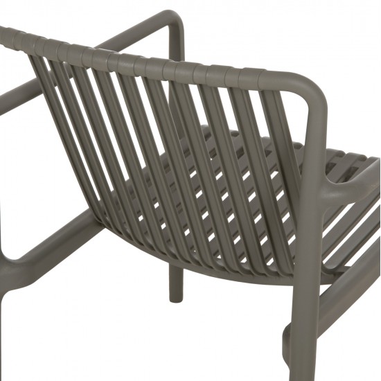 ΠΟΛΥΘΡΟΝΑ LOUNGE ΕΞΩΤ.ΧΩΡΟΥ MALEN HM6626.05 OLIVE GREEN ΠΟΛΥΠΡΟΠΥΛΕΝΙΟ 67x75x75Υεκ