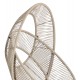 ΠΟΛΥΘΡΟΝΑ-ΦΩΛΙΑ RULER HM6506.02 ΜΟΚΑ ΜΕΤΑΛΛΟ-P.E.RATTAN--ΓΚΡΙ ΜΑΞΙΛΑΡΙΑ 90x85x154Υεκ