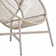 ΠΟΛΥΘΡΟΝΑ-ΦΩΛΙΑ RULER HM6506.02 ΜΟΚΑ ΜΕΤΑΛΛΟ-P.E.RATTAN--ΓΚΡΙ ΜΑΞΙΛΑΡΙΑ 90x85x154Υεκ
