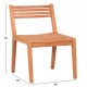 ΚΑΡΕΚΛΑ ΕΞΩΤ.ΧΩΡΟΥ PAVEL HM6615 ΞΥΛΟ TEAK--ΦΥΣΙΚΟ ΧΡΩΜΑ 46x54x78Υεκ.