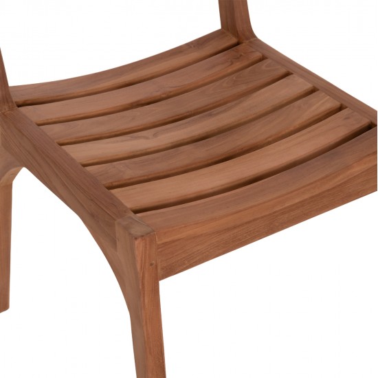 ΚΑΡΕΚΛΑ ΕΞΩΤ.ΧΩΡΟΥ PAVEL HM6615 ΞΥΛΟ TEAK--ΦΥΣΙΚΟ ΧΡΩΜΑ 46x54x78Υεκ.