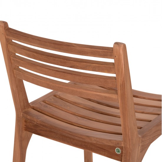 ΚΑΡΕΚΛΑ ΕΞΩΤ.ΧΩΡΟΥ PAVEL HM6615 ΞΥΛΟ TEAK--ΦΥΣΙΚΟ ΧΡΩΜΑ 46x54x78Υεκ.