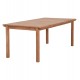 ΤΡΑΠΕΖΙ ΟΡΘΟΓΩΝΙΟ FINTO HM6616 ΞΥΛΟ TEAK--ΦΥΣΙΚΟ 200x100x75Υεκ.