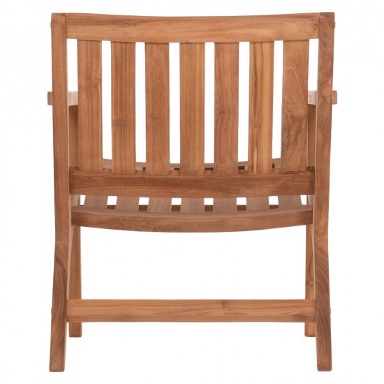 ΠΟΛΥΘΡΟΝΑ LOUNGE ARANIA HM6617 ΞΥΛΟ TEAK ΣΕ ΦΥΣΙΚΟ 59x65x69Υεκ.