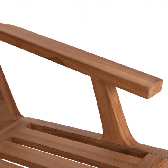 ΠΟΛΥΘΡΟΝΑ LOUNGE ARANIA HM6617 ΞΥΛΟ TEAK ΣΕ ΦΥΣΙΚΟ 59x65x69Υεκ.