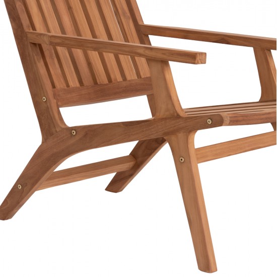 ΠΟΛΥΘΡΟΝΑ LOUNGE ARANIA HM6617 ΞΥΛΟ TEAK ΣΕ ΦΥΣΙΚΟ 59x65x69Υεκ.