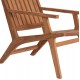 ΠΟΛΥΘΡΟΝΑ LOUNGE ARANIA HM6617 ΞΥΛΟ TEAK ΣΕ ΦΥΣΙΚΟ 59x65x69Υεκ.