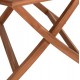 ΤΡΑΠΕΖΙ ΠΟΛΥΓΩΝΟ ΠΤΥΣΣΟΜΕΝΟ KARLIN HM6618 ΞΥΛΟ TEAK ΣΕ ΦΥΣΙΚΟ ΧΡΩΜΑ 120x120x75Yεκ.