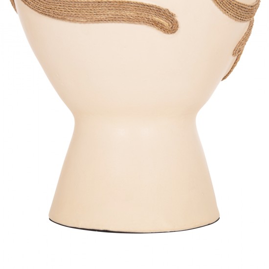 ΕΠΙΤΡΑΠΕΖΙΟ ΔΙΑΚΟΣΜΗΤΙΚΟ ΒΑΖΟ DEAN HM4678.02 ΤΕΡΑΚΟΤΑ ΣΕ ΚΡΕΜ--Φ25x28Υεκ.