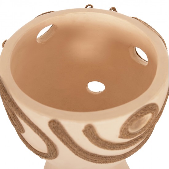 ΕΠΙΤΡΑΠΕΖΙΟ ΔΙΑΚΟΣΜΗΤΙΚΟ ΒΑΖΟ DEAN HM4678.02 ΤΕΡΑΚΟΤΑ ΣΕ ΚΡΕΜ--Φ25x28Υεκ.