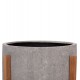 ΓΛΑΣΤΡΑ ΕΣΩΤ.ΧΩΡΟΥ HOFF HM4682.03L FIBER CEMENT ΓΚΡΙ-TEAK ΒΑΣΗ Φ50x35Υεκ