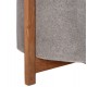 ΓΛΑΣΤΡΑ ΕΣΩΤ.ΧΩΡΟΥ HOFF HM4682.03L FIBER CEMENT ΓΚΡΙ-TEAK ΒΑΣΗ Φ50x35Υεκ