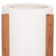 ΓΛΑΣΤΡΑ ΕΣΩΤ.ΧΩΡΟΥ HOFF HM4682.02S FIBER CEMENT ΛΕΥΚΟ-TEAK ΒΑΣΗ Φ33x42Υεκ