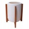 ΓΛΑΣΤΡΑ ΕΣΩΤ.ΧΩΡΟΥ HOFF HM4682.02S FIBER CEMENT ΛΕΥΚΟ-TEAK ΒΑΣΗ Φ33x42Υεκ