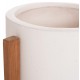ΓΛΑΣΤΡΑ ΕΣΩΤ.ΧΩΡΟΥ HOFF HM4682.02S FIBER CEMENT ΛΕΥΚΟ-TEAK ΒΑΣΗ Φ33x42Υεκ