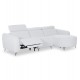 ΚΑΝΑΠΕΣ ΔΕΞΙΑ ΓΩΝΙΑ 3Θ ΜΕ RECLINE VALENTE HM3317.01R ΑΝΟΙΧΤΟ ΓΚΡΙ ΥΦΑΣΜΑ 275x160x104Yεκ