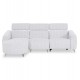 ΚΑΝΑΠΕΣ ΑΡΙΣΤΕΡΗ ΓΩΝΙΑ 3Θ ΜΕ RECLINE VALENTE HM3317.01L ΑΝΟΙΧΤΟ ΓΚΡΙ ΥΦΑΣΜΑ 275x160x104Yεκ